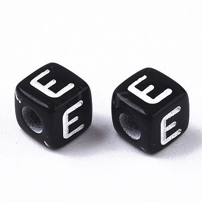 Opaque Acrylic Beads SACR-N002-01E-1