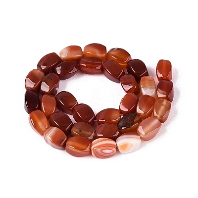 Natural Agate Beads Strands G-Q604-02A-10-1