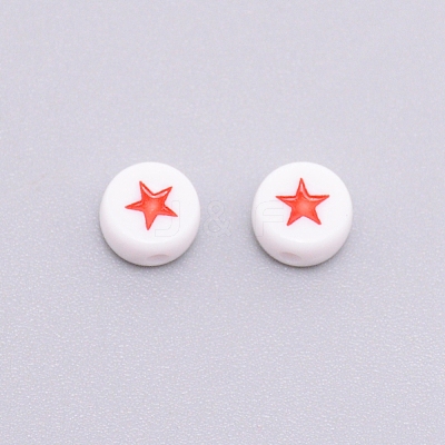 Opaque Acrylic Beads ACRC-TAC0001-01C-1
