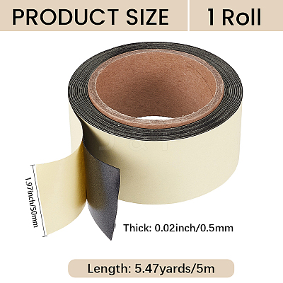 5M EVA Foam Self-adhesive Sealing Strip DIY-GF0014-06-1