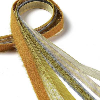 18 Yards 6 Styles Polyester Ribbon SRIB-C001-E04-1