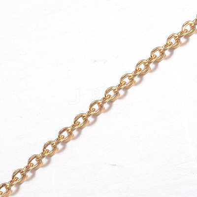 3.28 Feet Ion Plating(IP) 304 Stainless Steel Cable Chains X-CHS-P002-11G-0.5MM-1