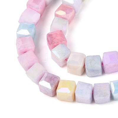 Anti-Tarnish Electroplate Glass Beads Strands GLAA-T025-4mm-10M-1