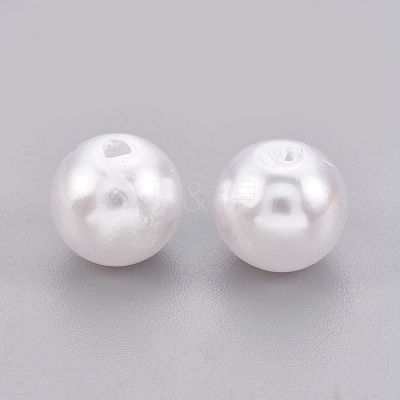 ABS Plastic Imitation Pearl Beads KY-G009-16mm-03-1