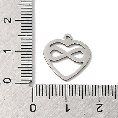 Non-Tarnish 201 Stainless Steel Pendants STAS-E206-06P-01-1