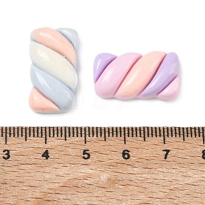 Opaque Resin Cabochons RESI-A055-08-1