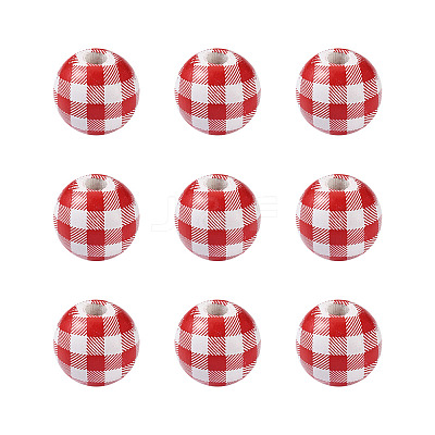 Natural Wooden Beads WOOD-TAC0010-05E-1