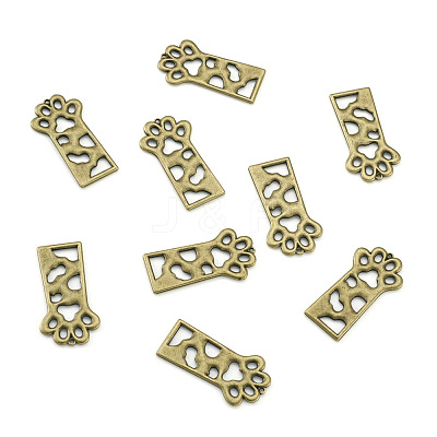 Open Back Bezel Pendants X-PALLOY-TAC0010-08AB-1