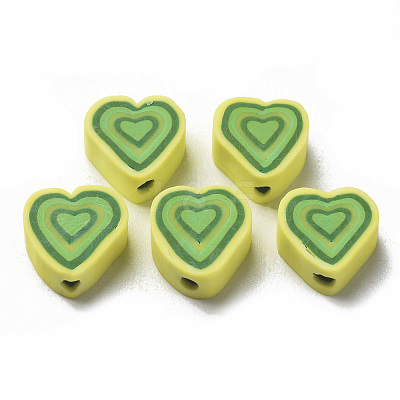 Handmade Polymer Clay Beads CLAY-T020-13E-1