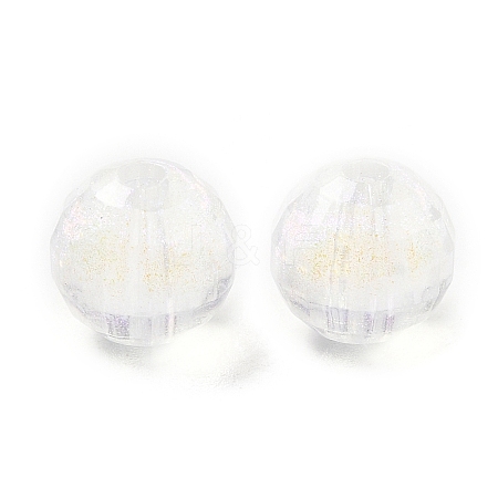 Transparent Acrylic Beads OACR-C016-25-1
