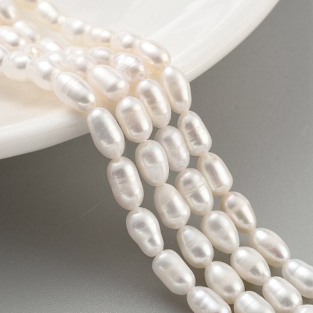 Natural Cultured Freshwater Pearl Beads Strands PEAR-P062-06E-1