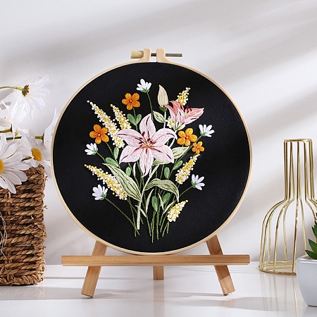 DIY Flower Embroidery Kits PW-WG3D908-03-1