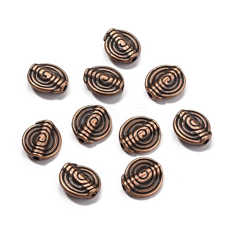 Tibet Red Copper Metal Beads LS-RLF0479Y-1