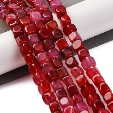 Natural Dragon Veins Agate Beads Strands G-G177-E14-01-1