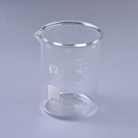 Glass Beaker Measuring Cups TOOL-WH0079-52F-1