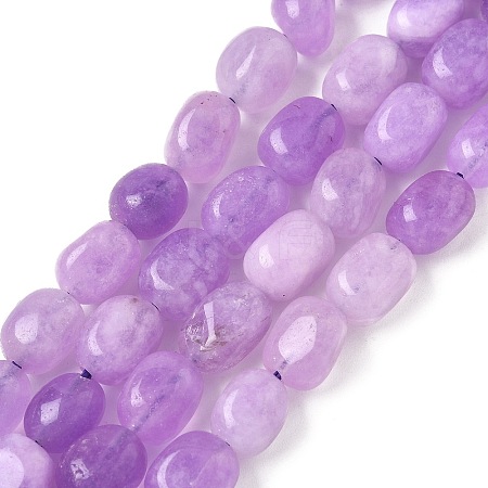 Dyed Natural Malaysia Jade Beads Strands G-P528-I10-01-1