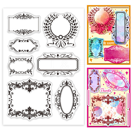 Custom PVC Plastic Clear Stamps DIY-WH0618-0156-1