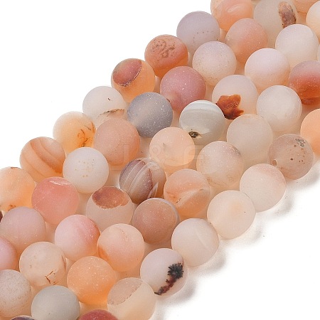 Natural Red Agate Beads Strands G-A248-A03-01-1