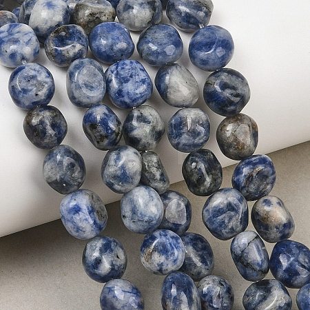 Natural Blue Spot Jasper Beads Strands GG-CBA787B-A29-1