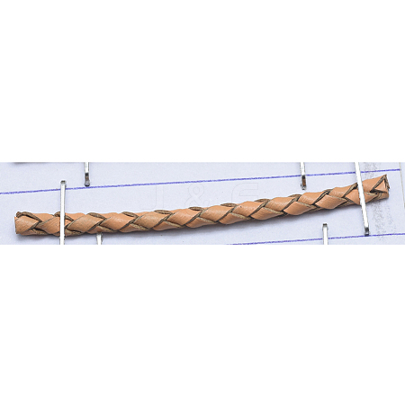 Braided Leather Cord WL-D012-3mm-30-1