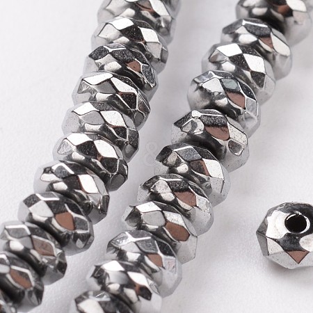 Non-magnetic Synthetic Hematite Beads Strands G-A140-10-1