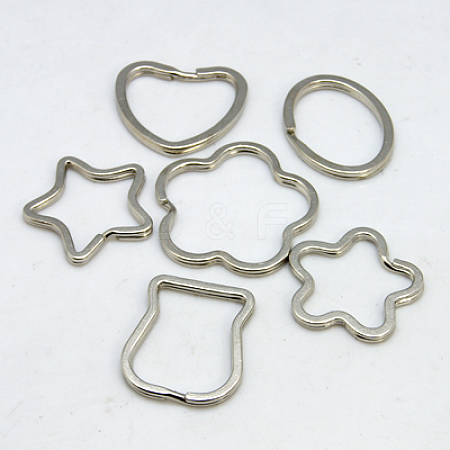 Iron Keychain Clasp Findings IFIN-MSMC001-P-1