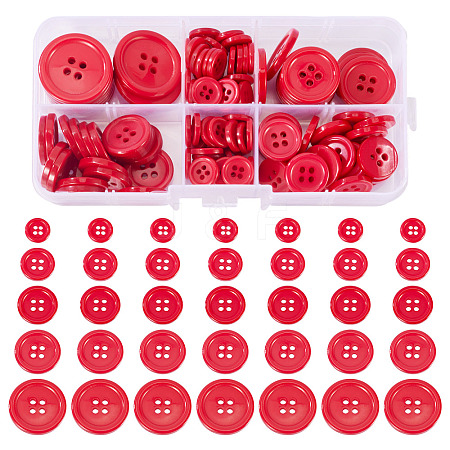4-Hole Resin Buttons RESI-TA0004-11A-04-1