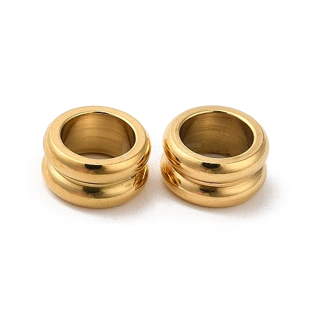 304 Stainless Steel European Beads LS-STAS-H214-05G-1