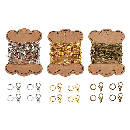 Craftdady DIY Paperclip Style Jewelry Kits DIY-CD0001-07-1