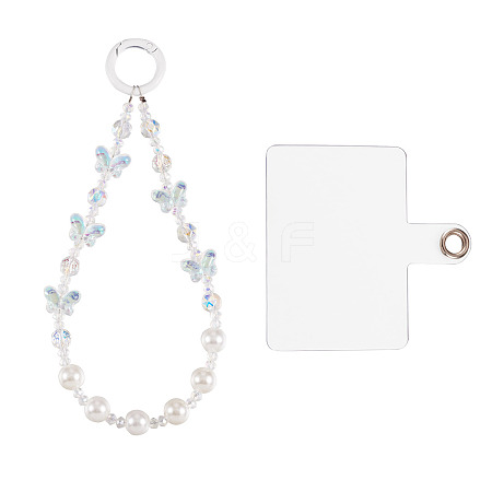 Resin Beads Mobile Straps AJEW-TAC0006-10D-1