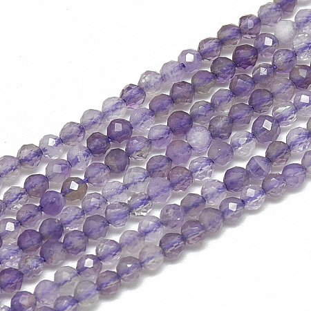 Natural Amethyst Beads Strands G-S300-34-2mm-1