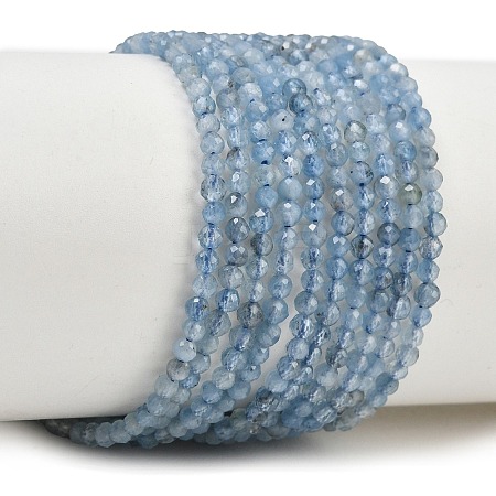 Natural Devil Blue Aquamarine Beads Strands GG-CBAF158-D01-01-1