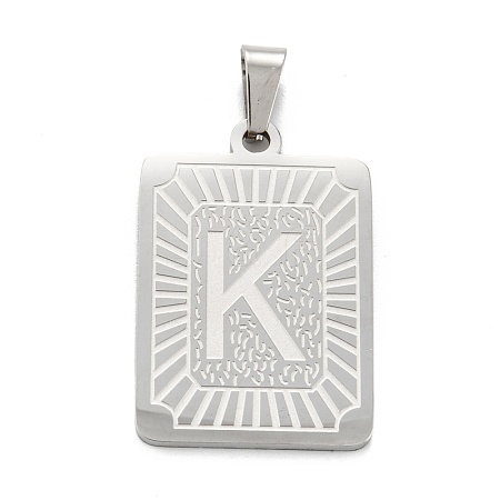 Non-Tarnish 304 Stainless Steel Pendants STAS-K216-48K-P-1