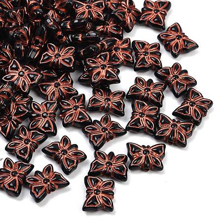 Opaque Acrylic Beads OACR-P029-08A-01-1
