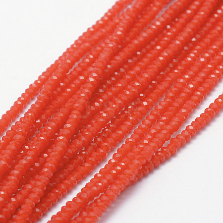 Opaque Glass Beads Strands LS-EGLA-J144-NB03-1