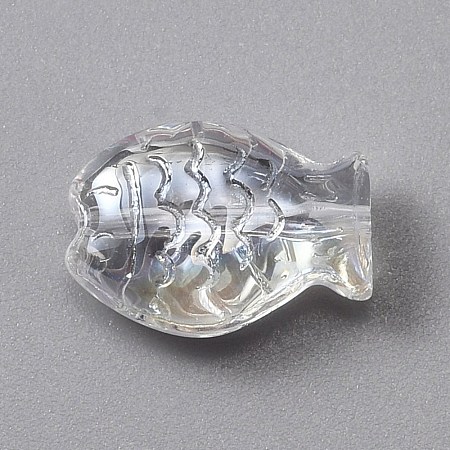 Electroplate Glass Beads EGLA-WH0002-01A-1