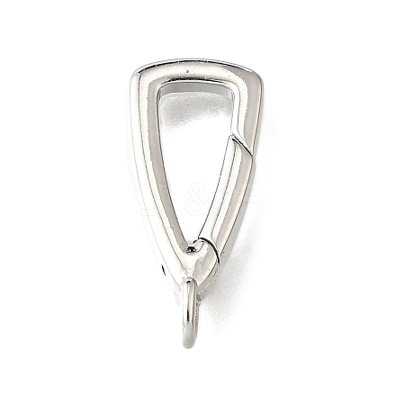 Brass Spring Gate Rings KK-V007-15P-1