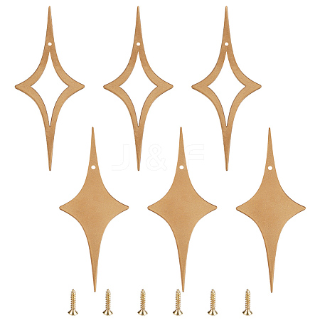 6Pcs Iron Hanging Ornaments HJEW-WH0036-94-1