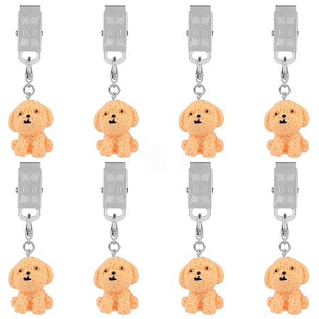 8Pcs Dog Resin Tablecloth Weights HJEW-SW00128-15-1