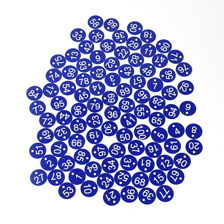 Opaque Acrylic Pendants SACR-WH0005-02-1