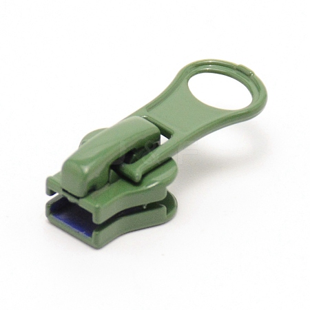 Zinc Alloy Replacement Zipper Sliders FIND-WH0092-11G-1
