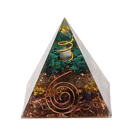 Orgonite Pyramid Resin Energy Generators G-PW0007-081C-1