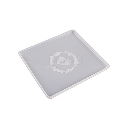 DIY Silicone Square Coaster Molds for Baby Shower SIMO-PW0014-07E-1