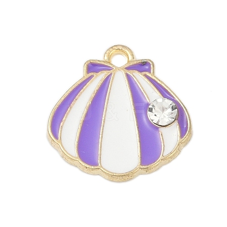 Alloy Enamel Charms FIND-Z070-01G-04-1