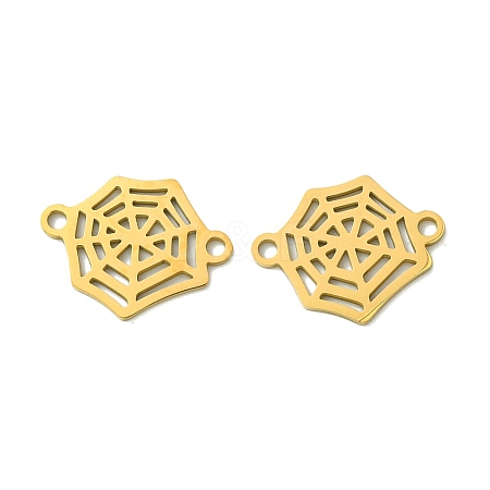 201 Stainless Steel Connector Charms STAS-U003-02G-1