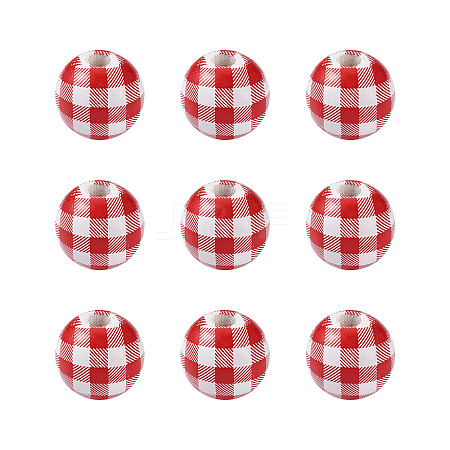 Natural Wooden Beads WOOD-TAC0010-05E-1
