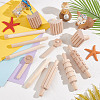 Wood Clay Modeling Tools Sets DIY-WH0195-04-5