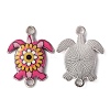 Alloy Enamel Connector Charms FIND-CJC0001-04H-1