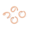 Spray Painted Iron Open Jump Rings IFIN-T017-04B-20-1