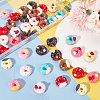 GOMAKERER 42Pcs 14 Styles Opaque Resin Decoden Cabochons FIND-CA0007-33-4